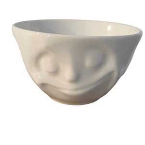 Tassen 58 Products 3D Happy Grinning Face Bowls White Porcelain Cereal Soup 5